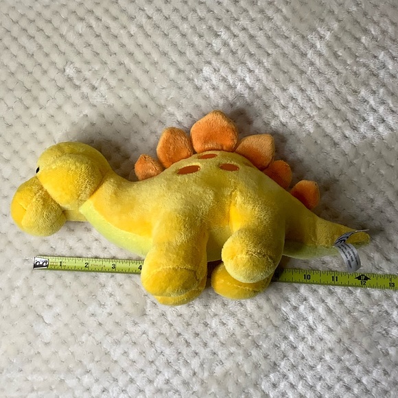 Prextex Yellow Orange Plush Dinosaur GDL7005 Stuffed Animal Toy - Picture 12 of 14